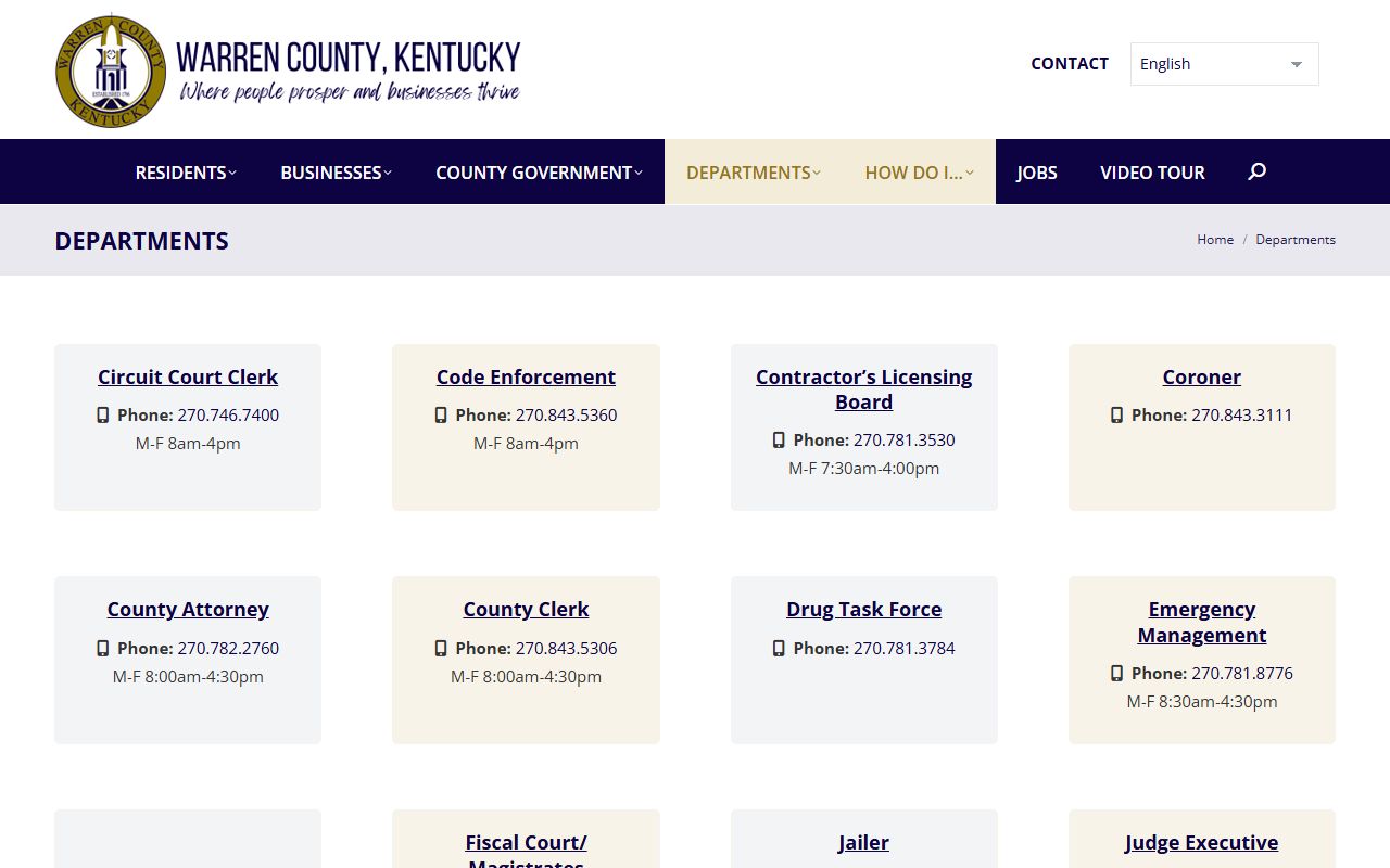 Kentucky Court of Justice homepage for Bowling Green traffic records