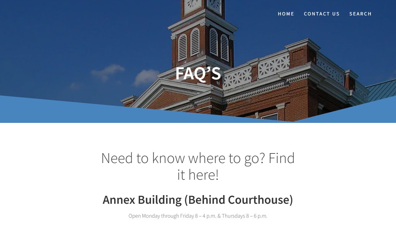 Mount Washington court information and resources page