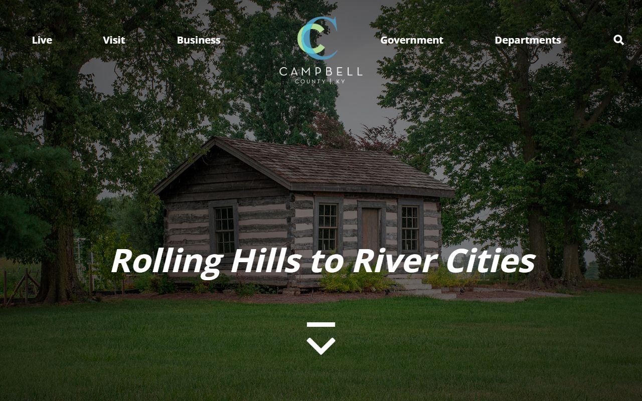 Campbell County government homepage for traffic ticket information