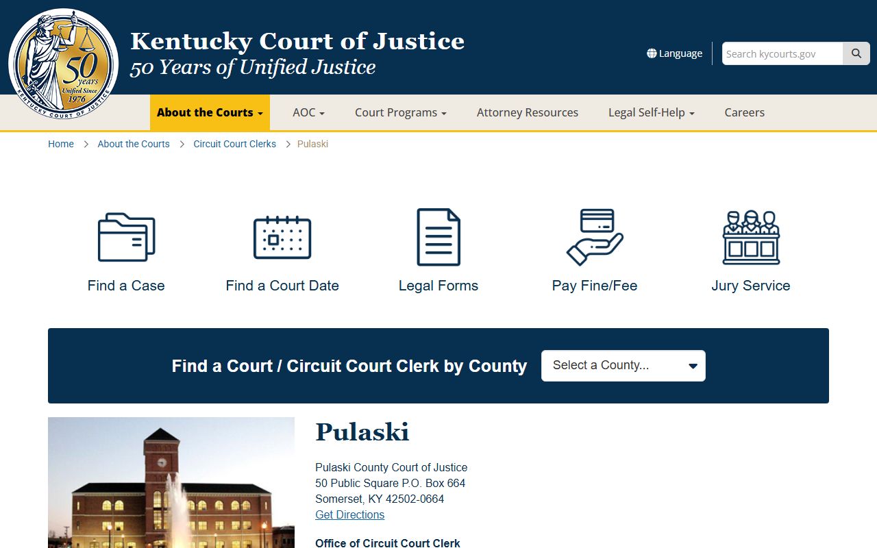 Pulaski County Kentucky government information and services