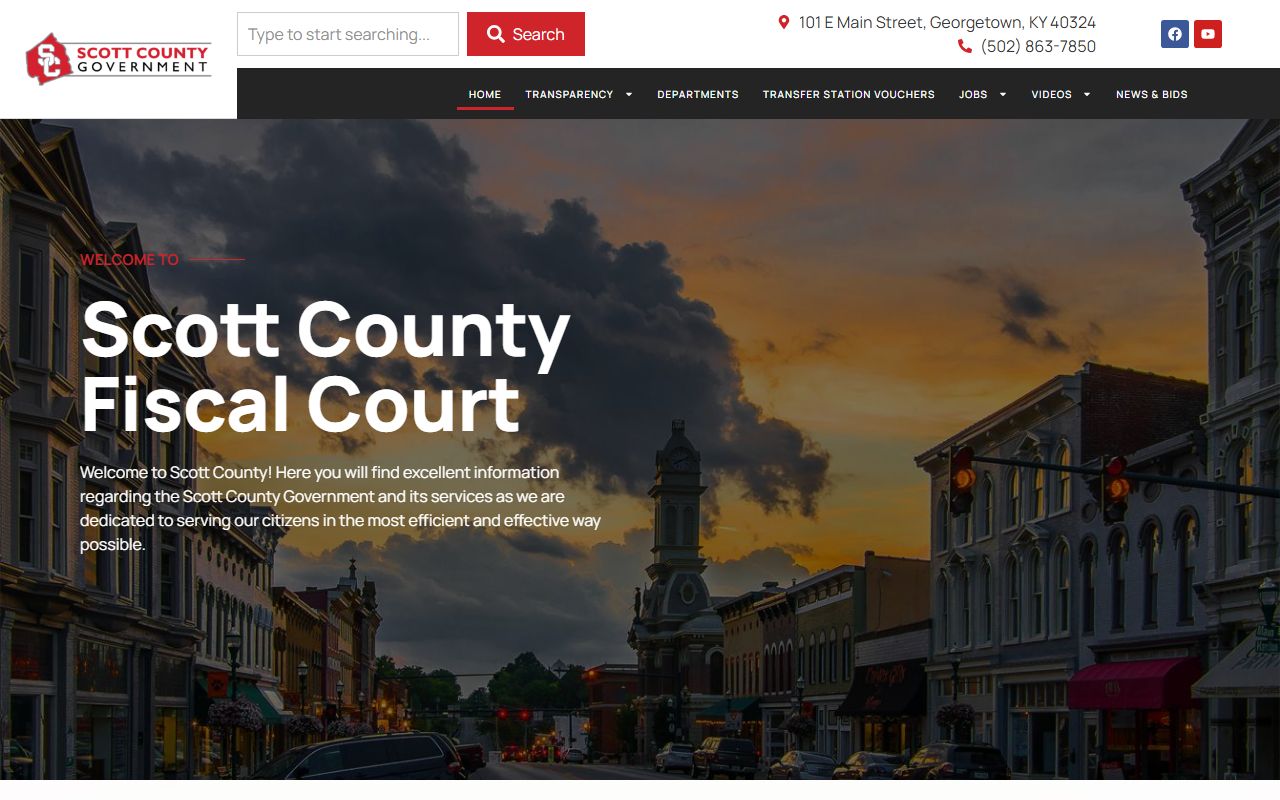 Scott County government website